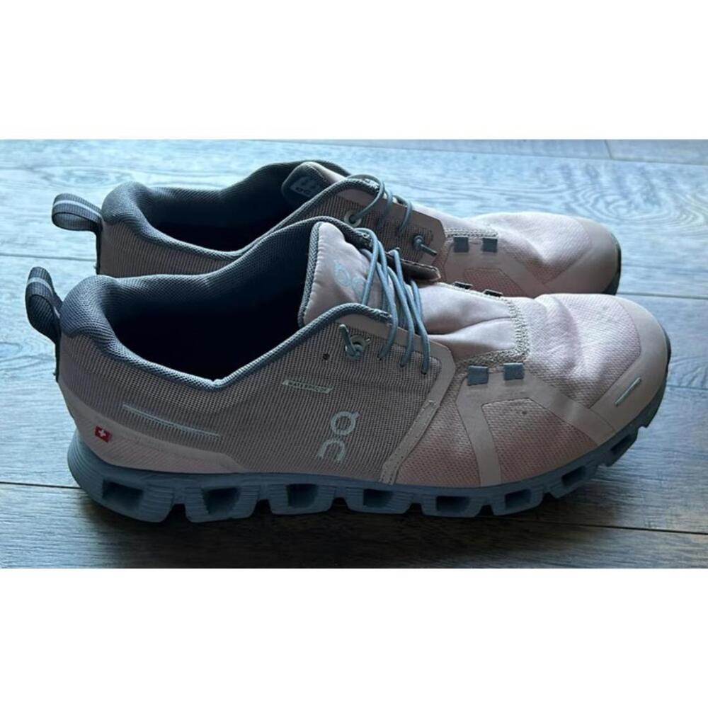 ON Cloud Waterproof Running Shoes Women Sz 9.5 W Rose Pink Fossil NEED 1 INSOLE